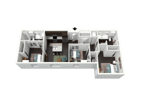 Apartment floor plan