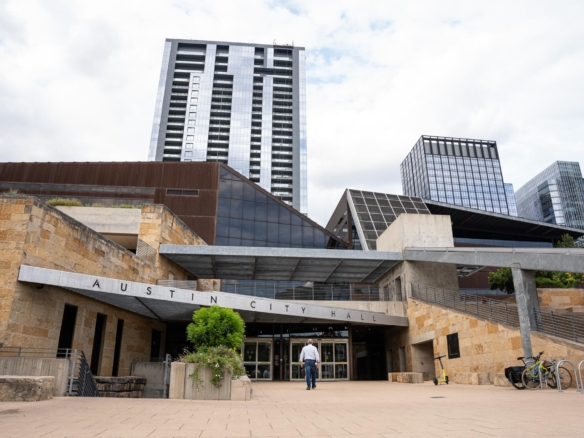 Exterior of Austin City Hall