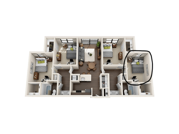 Apartment floor plan