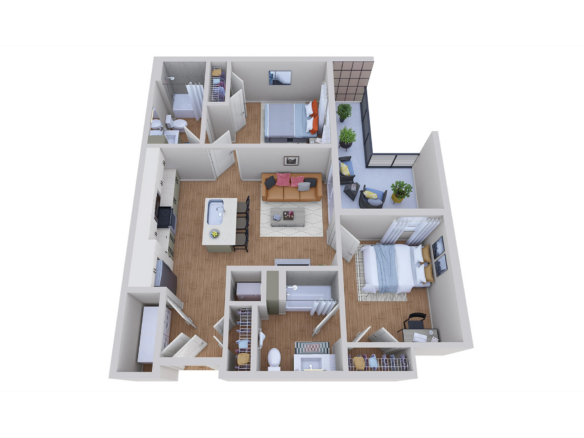 Apartment floor plan