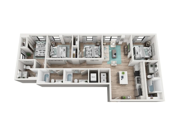 Apartment floor plan