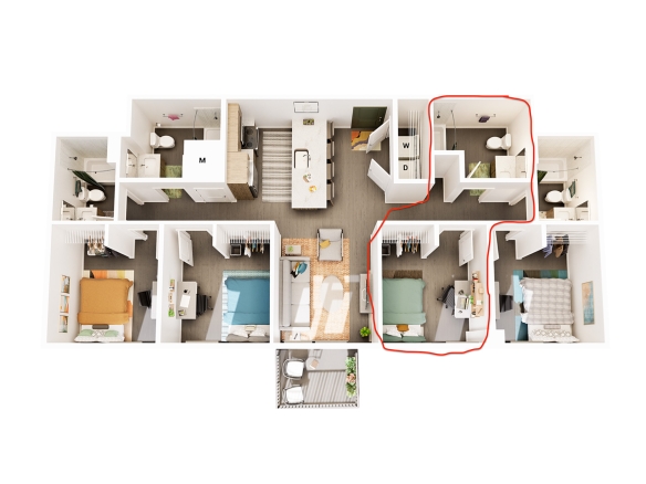 Apartment floor plan