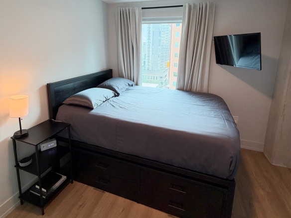 Modern apartment bedroom